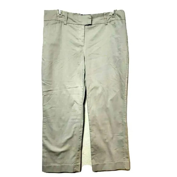 The Limited Pants Womens Khaki Tan Size 8 Casual Twill Career Flat Front - Picture 1 of 4